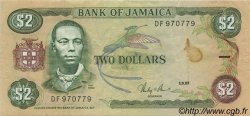 2 Dollars JAMAICA  1987 P.69b VF