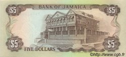 5 Dollars JAMAIKA  1989 P.70c ST