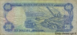 10 Dollars GIAMAICA  1987 P.71b MB
