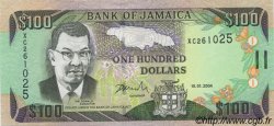 100 Dollars JAMAICA  2004 P.80 UNC-