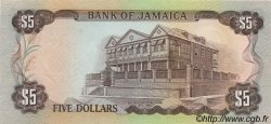5 Dollars JAMAICA  1978 P.CS03c UNC