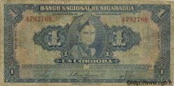 1 Cordoba NICARAGUA  1945 P.090b G