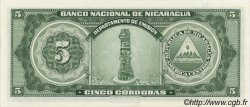 5 Cordobas NICARAGUA  1957 P.100b UNC