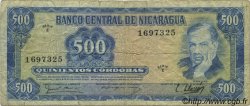 500 Cordobas NICARAGUA  1979 P.133 q.MB