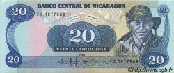 20 Cordobas NICARAGUA  1985 P.152 NEUF