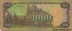 1000 Cordobas NICARAGUA  1985 P.156b MB