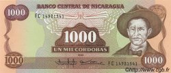 1000 Cordobas NIKARAGUA  1985 P.156b