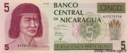 5 Cordobas NICARAGUA  1991 P.174 FDC