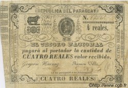 4 Reales PARAGUAY  1865 P.020 VF-