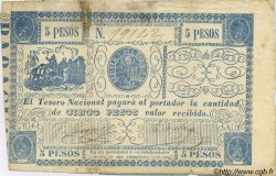 5 Pesos PARAGUAY  1865 P.025 F