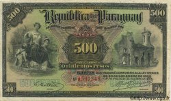 500 Pesos PARAGUAY  1923 P.154 VF