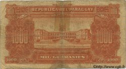 1000 Guaranies PARAGUAY  1952 P.191b SGE