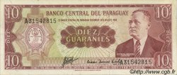 10 Guaranies PARAGUAY  1963 P.196b fST