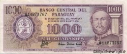 1000 Guaranies PARAGUAY  1963 P.201b fVZ