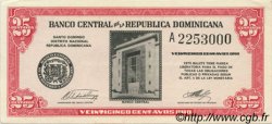 25 Centavos Oro RÉPUBLIQUE DOMINICAINE  1961 P.087a SC