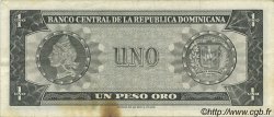 1 Peso Oro DOMINICAN REPUBLIC  1973 P.107a VF+