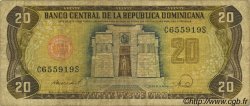 20 Pesos Oro RÉPUBLIQUE DOMINICAINE  1988 P.120c q.MB