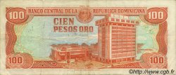 100 Pesos Oro DOMINICAN REPUBLIC  1981 P.122a VF+