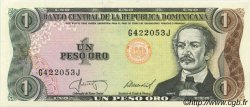 1 Peso Oro RÉPUBLIQUE DOMINICAINE  1987 P.126a SC+