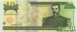 10 Pesos Oro DOMINICAN REPUBLIC  2001 P.165a UNC