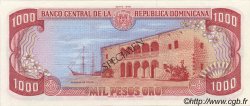 1000 Pesos Oro Spécimen DOMINICAN REPUBLIC  1978 PCS4 UNC