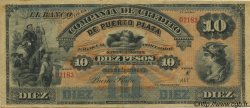 10 Pesos RÉPUBLIQUE DOMINICAINE  1880 PS.106a VF