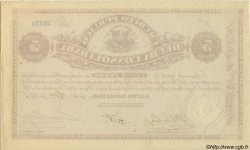 5 Pesos DOMINICAN REPUBLIC  1876 PS.161 AU