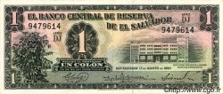 1 Colon EL SALVADOR  1960 P.090b EBC+