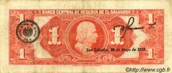 1 Colon EL SALVADOR  1957 P.093 BC+