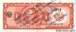 1 Colon SALVADOR  1977 P.125a SUP