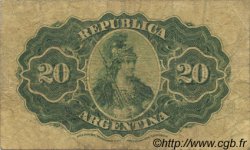 20 Centavos ARGENTINIEN  1895 P.229 fS