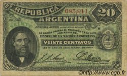 20 Centavos ARGENTINA  1895 P.229 VF+