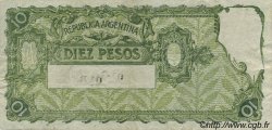 10 Pesos ARGENTINA  1936 P.253a VF