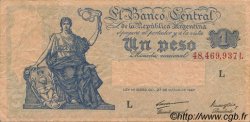 1 Peso ARGENTINA  1948 P.257 VF