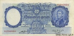 500 Pesos ARGENTINA  1944 P.268b XF