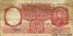 10 Pesos ARGENTINA  1954 P.270c MB