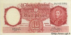 10 Pesos ARGENTINA  1954 P.270c MBC