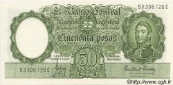 50 Pesos ARGENTINA  1955 P.271c UNC