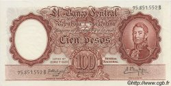 100 Pesos ARGENTINA  1957 P.272c AU