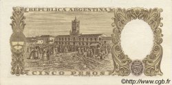 5 Pesos ARGENTINA  1960 P.275a AU