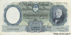 500 Pesos ARGENTINA  1964 P.278a AU