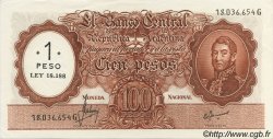 1 Peso sur 100 Pesos ARGENTINA  1969 P.282 UNC-