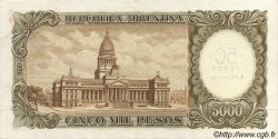 50 Pesos sur 5000 Pesos ARGENTINA  1969 P.285 SC