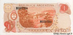 1 Peso Spécimen ARGENTINA  1970 P.287s FDC