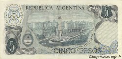 5 Pesos ARGENTINA  1974 P.294 SC