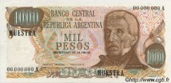 1000 Pesos Spécimen ARGENTINA  1973 P.299s XF