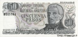 50 Pesos Spécimen ARGENTINA  1976 P.301as AU
