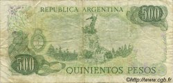 500 Pesos ARGENTINA  1977 P.303a q.BB
