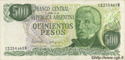500 Pesos ARGENTINA  1977 P.303c SPL
