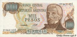 1000 Pesos ARGENTINA  1976 P.304b q.FDC